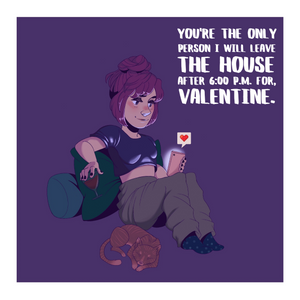 "After 6:00PM" Valentine's Day Card (E-Card)