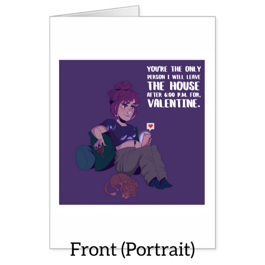 "After 6:00PM" Valentine's Day Card