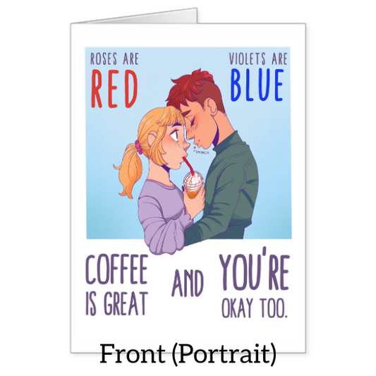 "Coffee is Great" Valentine's Day Card
