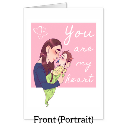 "You are my heart" Valentine's Day Card