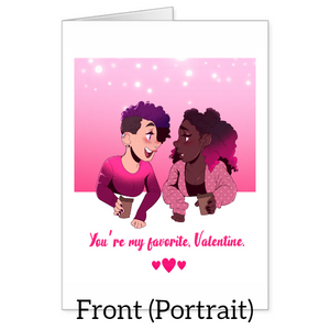 "You're My Favorite" Valentine's Day Card