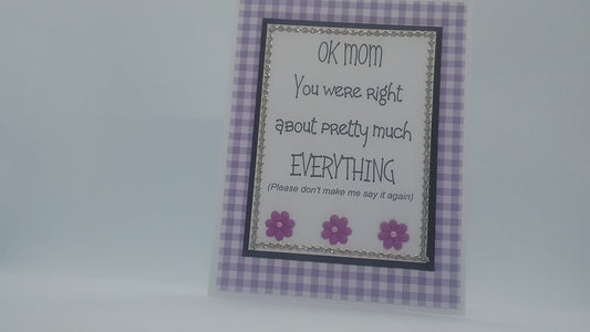 Mothers Day Card